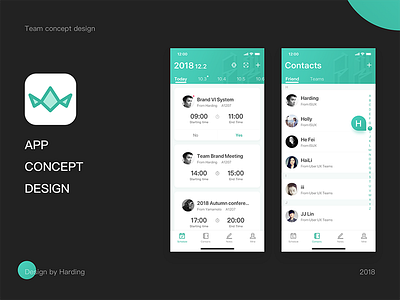 Team app design