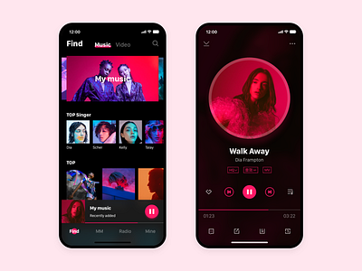 Music app Practice work