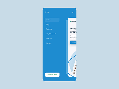 Patient communication platform mobile adaptation adaptive design animation app dentists healthcare home landing medicine mentalstack mobile menu platform product design uiux website