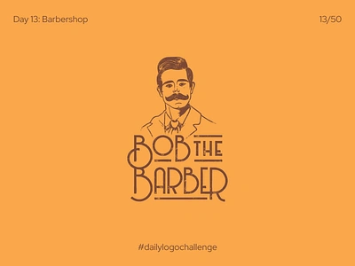 Barbershop logo barber barber logo barbershop craft dailylogochallenge gentleman hand drawn hipster illustration logotype man retro vector vintage