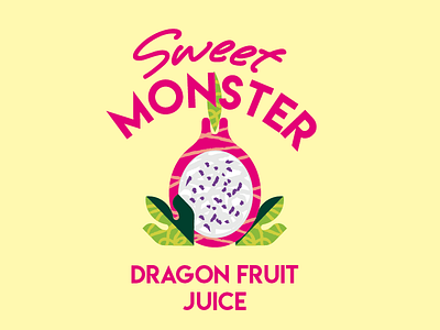 Dragon fruit dragon fruit fruit illustration juice packaging summer tropical fruit