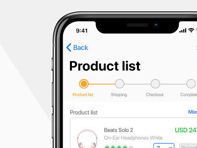 Product list