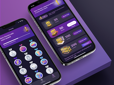 Cinema Quiz Awards android application design illustration interface ios mobile ui