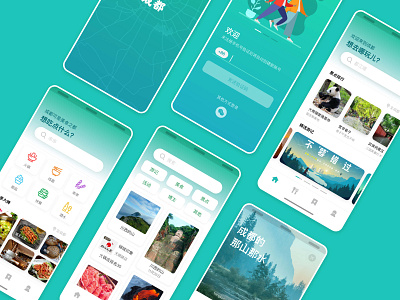 Travel App Practice figma tourist travel ui