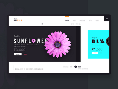 Landing Page - Flower & Gifts Retailer