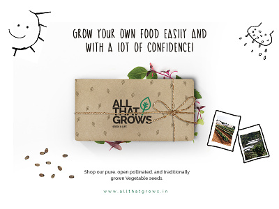 AllThatGrows - Case Study Explorations case study font green grows leaf live organic raleway seeds typography ui ux