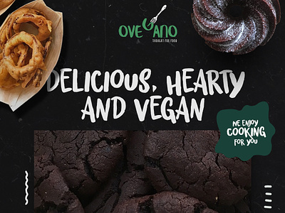 Ovegano Website Branding black branding design font green logo package design typography ui ux vegan