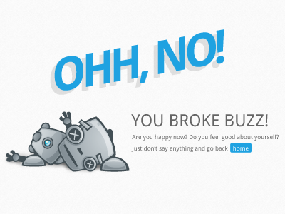 404 - Broken BUZZ 404