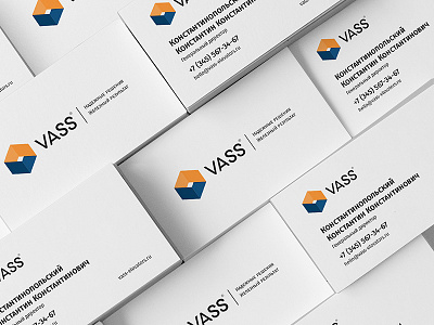 Corporate business cards for elevator service company