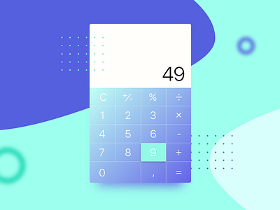 DAILY UI CHALLENGE #4 CALCULATOR