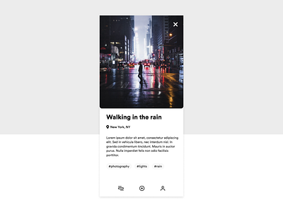 Photo app concept app concept design figma mobile new york city photo photo app social ui web app