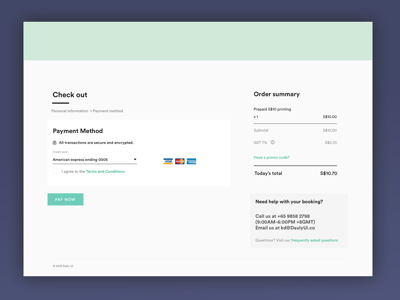 Dailyui Day 2 Credit Card Checkout credit card checkout daily ui