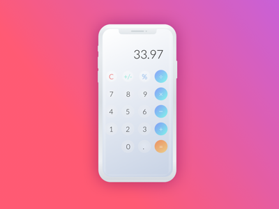 Dailyui   Day  4 Calculator