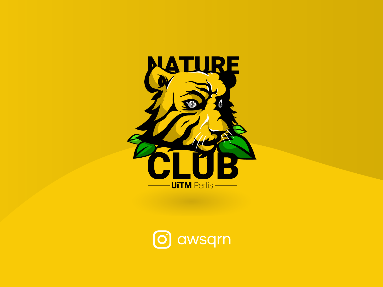 Premium Vector | Nature golf simple illustration logo