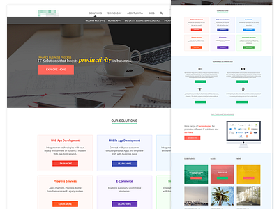 Landing Page, Website