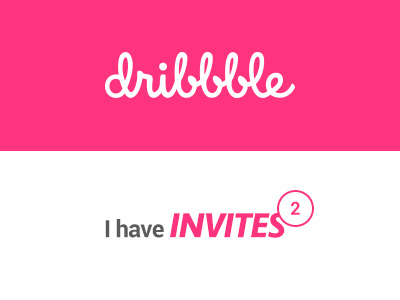 2 Dribbble Invites