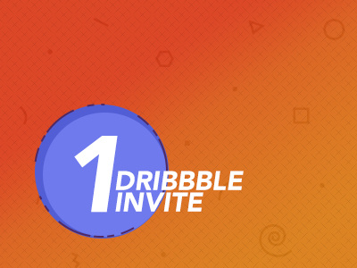 1 Dribbble Invite Available