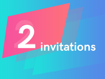 2 dribbble Invite! dribbble invitation invite