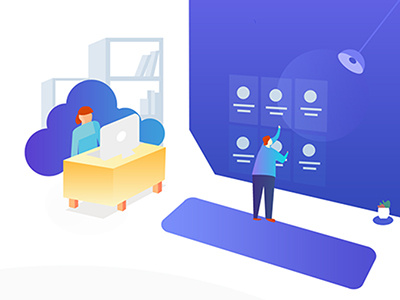 Updated : Banner Illustration illustration design banner