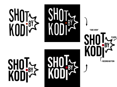 Shot By Kodi's Personal Logo app branding design duxburi duxburimedia duxburimediacompany graphic design illustration logo personallogo typography vector