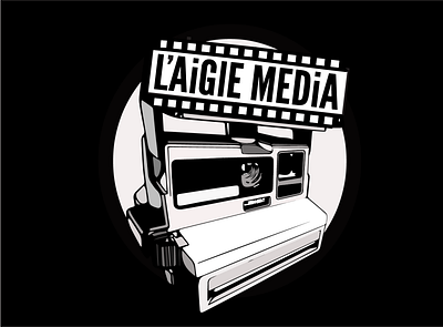 L'aigle Media's Logo app branding design duxburi duxburimedia duxburimediacompany graphic design illustration logo