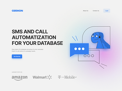 Ozekon - Landing Page