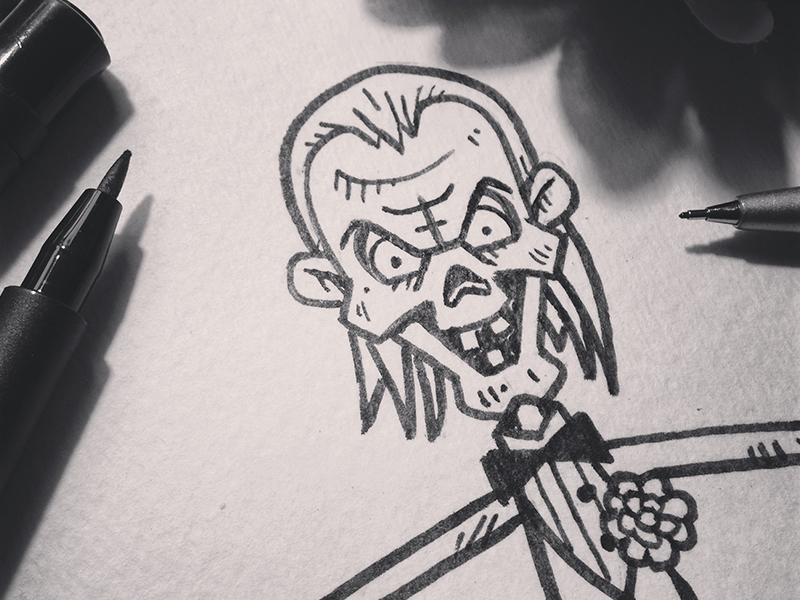 Inktober14Day08CryptKeeper by Jason Yang on Dribbble