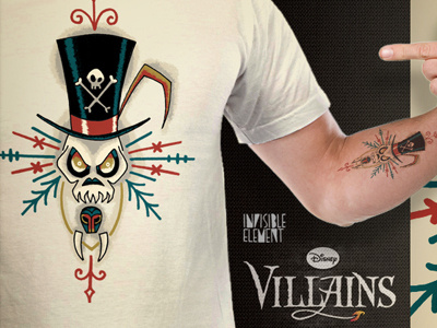 Dr. Facilier Threadless Sub competition disney dr. facilier illustration invisibleelement tattoo threadless villains
