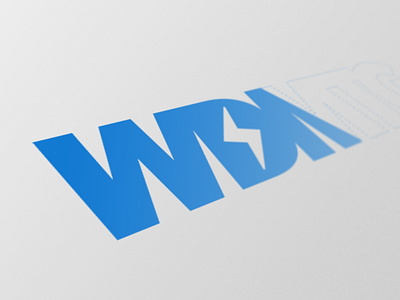 WDMTG Logo blue logo typography