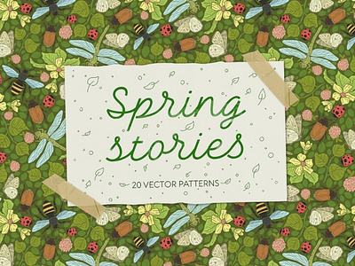 Spring Stories patterns#01