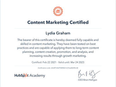 Certification (Content Marketing)