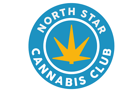 North Star Cannabis Club branding design graphic design illustration logo typography