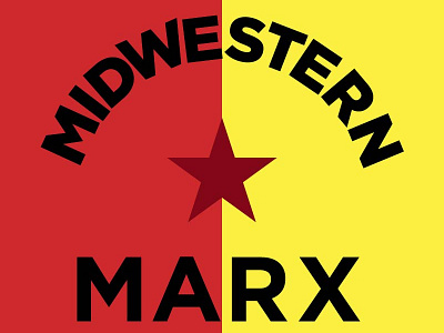 Midwestern Marx Profile Icon branding design graphic design illustration logo typography