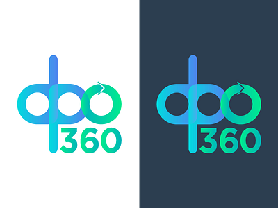 Concept Logo - DPO 360 0 3 360 6 blue concept d data green logo o p