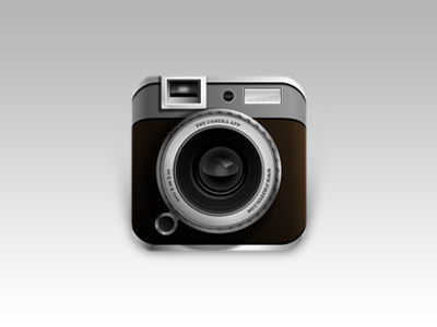 Camera App Icon app application camera fun icon illustrator ios ios5 iphone vector work