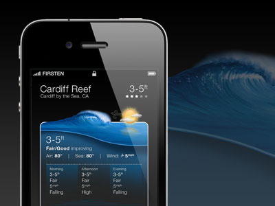 The Surf App app design fun ios surfing work