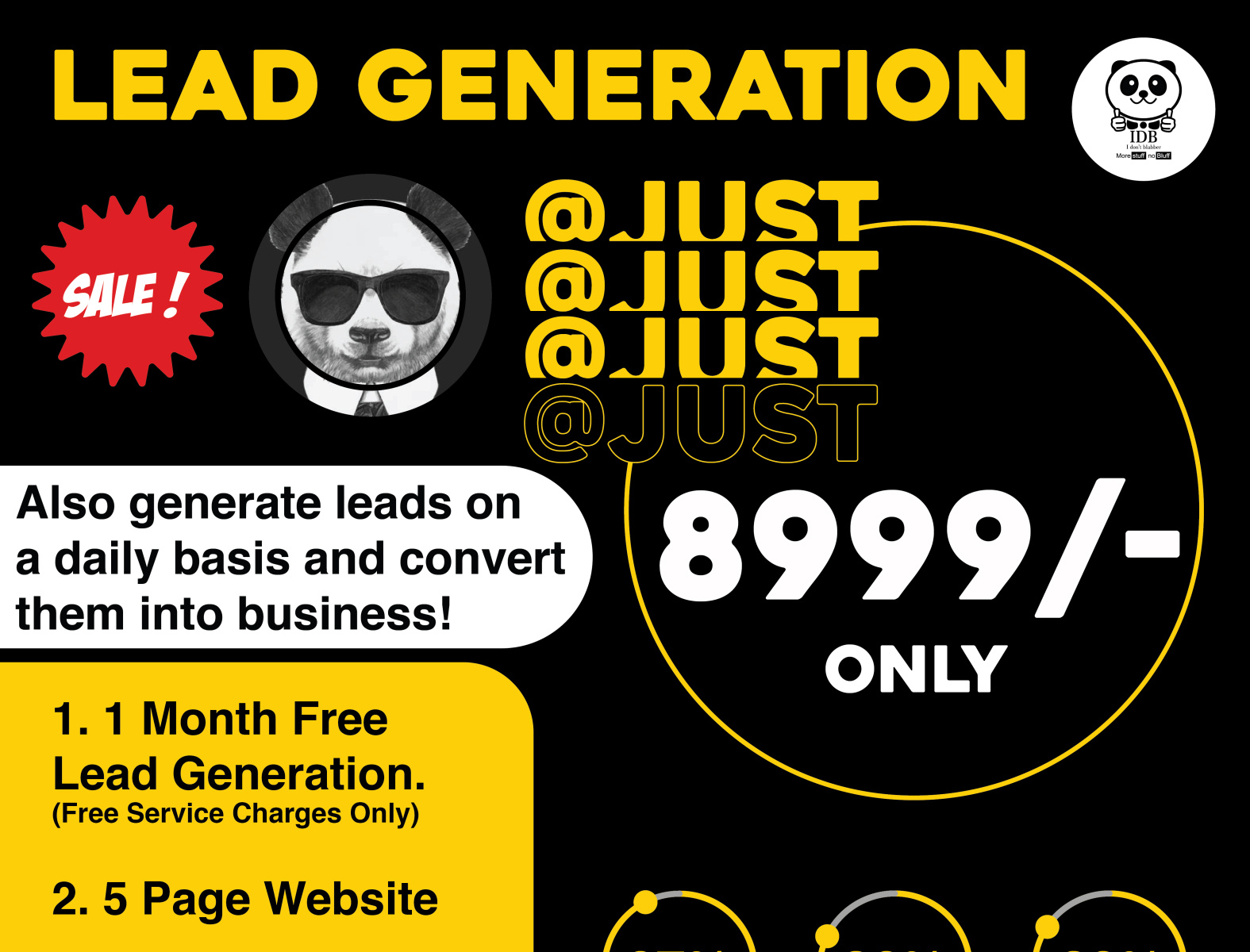 Lead Generation Company Bangalore by I Don't Blabber on Dribbble