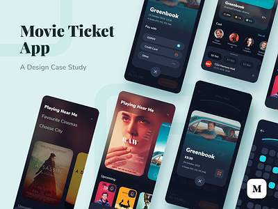 Movie Ticket App Case Study app case study data mobile app survey ui ux