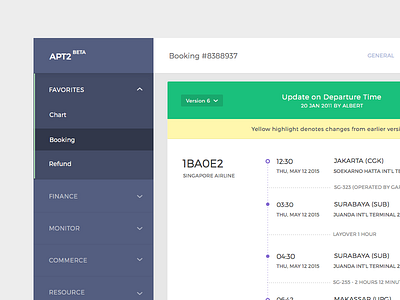 Itinerary Versioning WIP