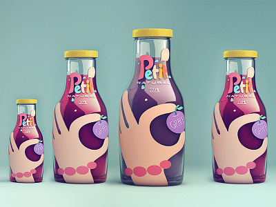 Petit - Natural bottle juice packaging