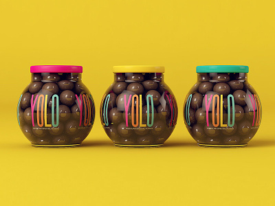 Yolo colourful packaging yellow