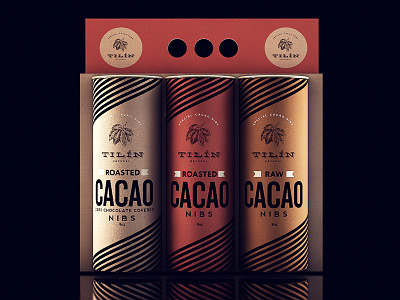 Tilín Cacao black cacao chocolate packaging