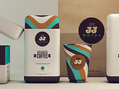 JJ ROYAL - Pitch coffee packaging