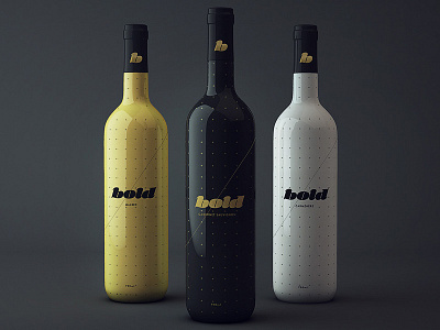 Bold® Wine Collection black golden minimalism white wine