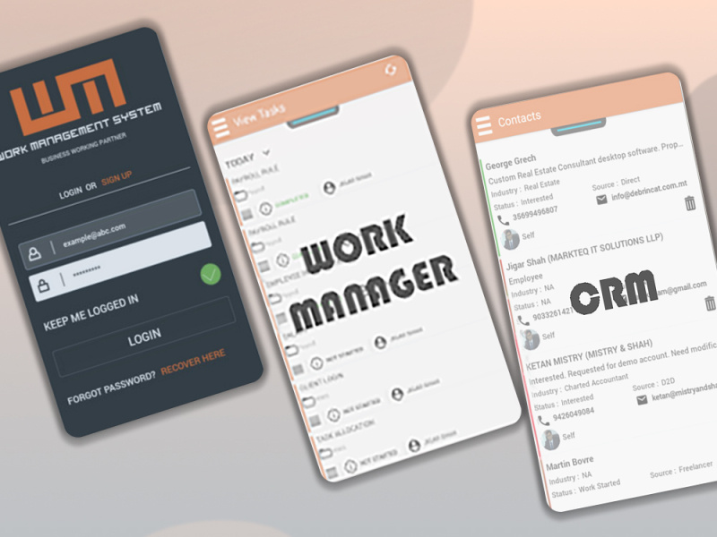 WORK MANAGEMENT SYSTEM by Empieretech on Dribbble