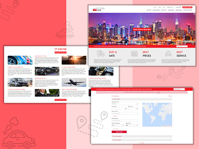 CT AIRLINK app auto branding car designing development graphic design industry launch logo motion graphics web website