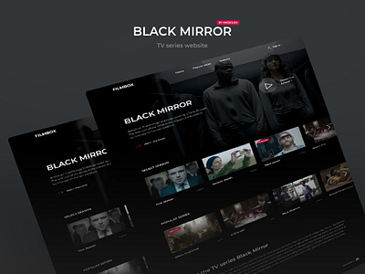 Black Mirros site design