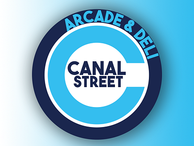Deli Logo 2 arcade blue c canal deli food game sandwich street
