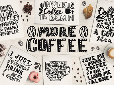 COFFEE coffee ink lettering