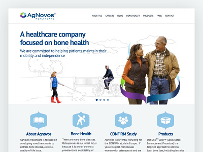 Healthcare homepage